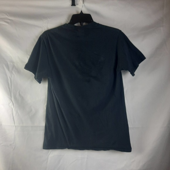 Port & Co Ringspun NYPD 98th Precinct Brooklyn NY Black Logo print t-shirt Small - Picture 2 of 4